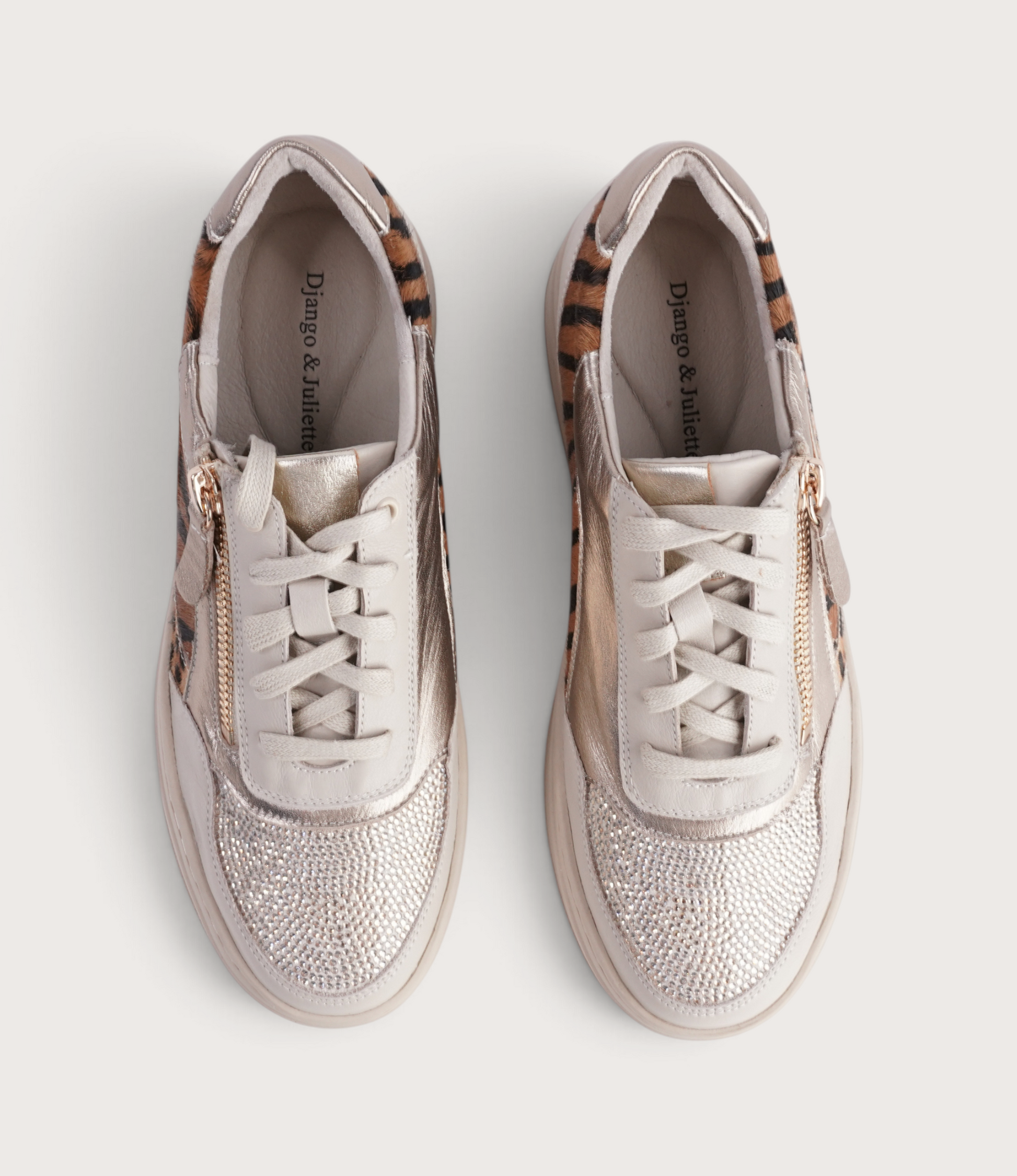 Nevyle Almond Multi Leather Sneakers