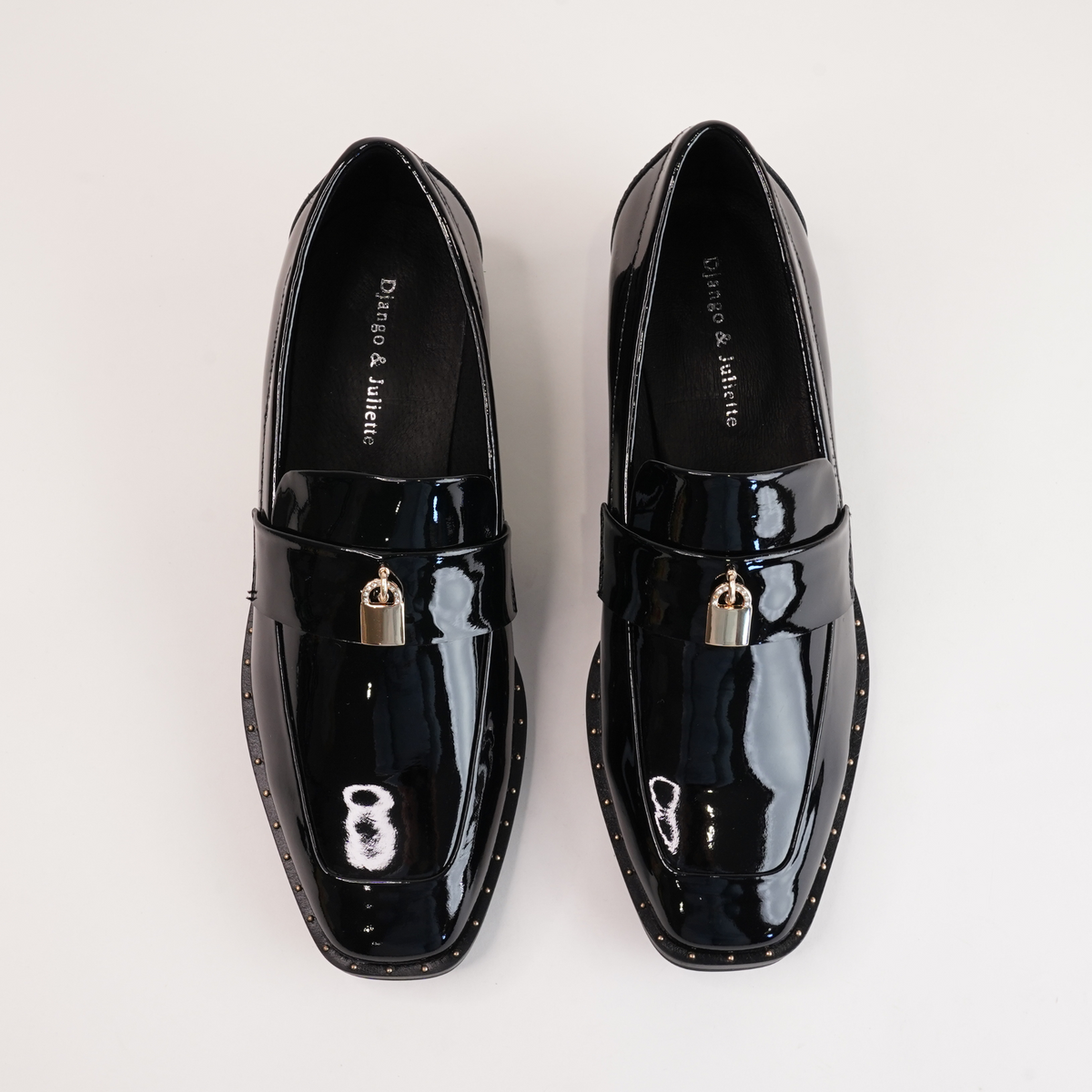 Fillipia Black Patent Leather Loafers