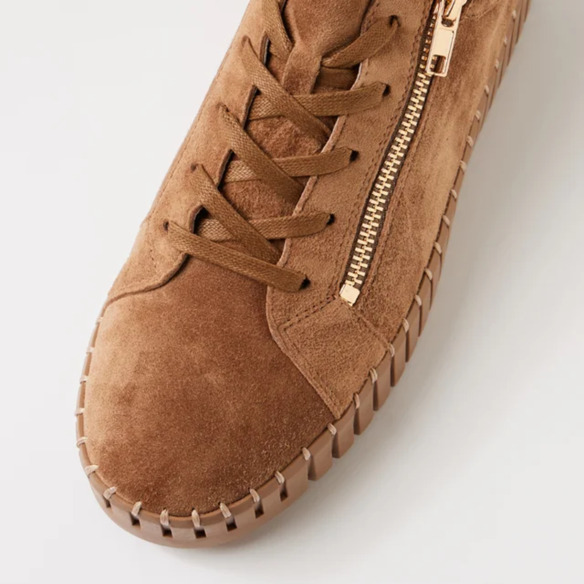 Bump Light Choc Suede/ Light Choc Sole Sneakers