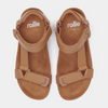 Sandal Tooth Wedge Soft Tan Leather Sandals