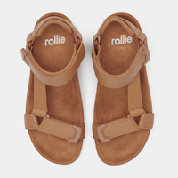 Sandal Tooth Wedge Soft Tan Leather Sandals