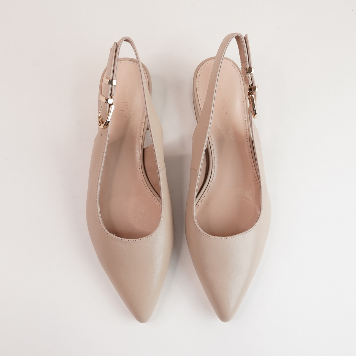 Thetrim Stone Leather Heels - MOLLINI | Shouz