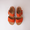 Nerida Orange Suede Sandals