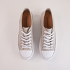 Baselo White/ Almond Leather Sneakers