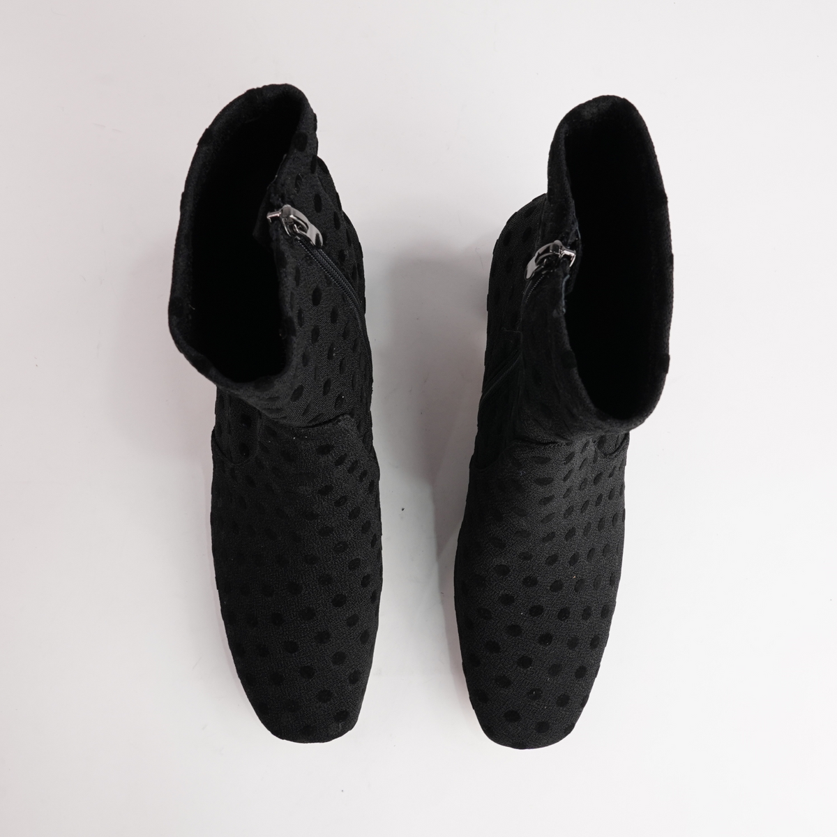 Hartful Black Spot Ankle Boots