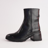 Finley Black Leather Boots