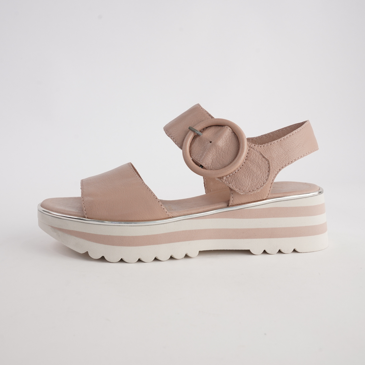 Harlows Cappuccino Leather Sandals - DJANGO AND JULIETTE | Shouz