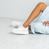 Cobus White Leather Sneakers