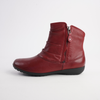 Naly 24 Carmin Leather Ankle Boots