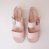 Isling New Pink Leather Sandals