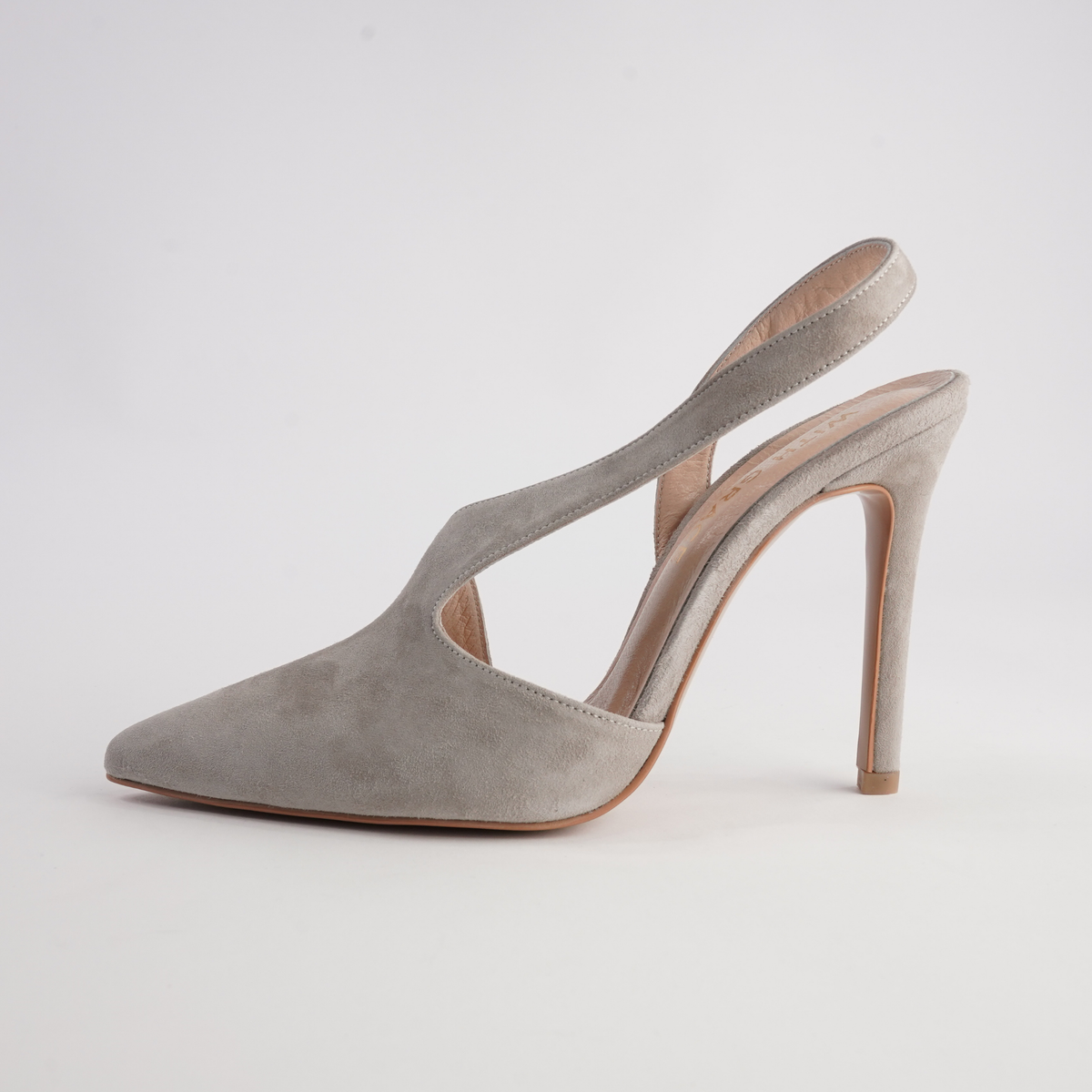 Serena Mink Suede Heels - WITH GRACE | Shouz