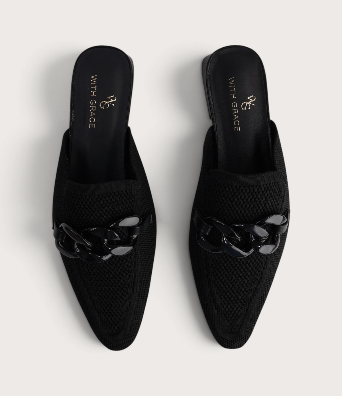 Nova Black Flats - Runs Two Sizes Small