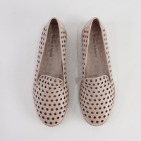 Ariah Nude Leather Loafers