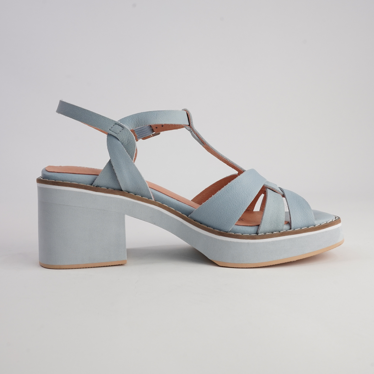 Jerseys Denim Leather Heels - DJANGO AND JULIETTE | Shouz