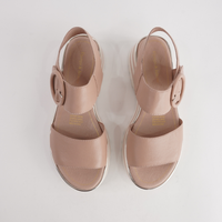 Harlows Cappuccino Leather Sandals