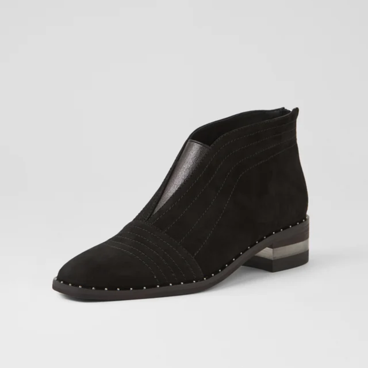 Faradays Black Suede Ankle Boots - DJANGO AND JULIETTE | Shouz