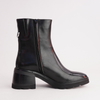 Finley Black Leather Boots