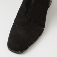 Faradays Black Suede Ankle Boots - DJANGO AND JULIETTE | Shouz