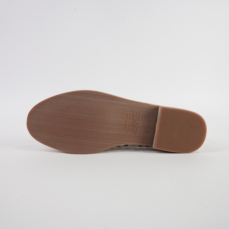 Ariah Nude Leather Loafers