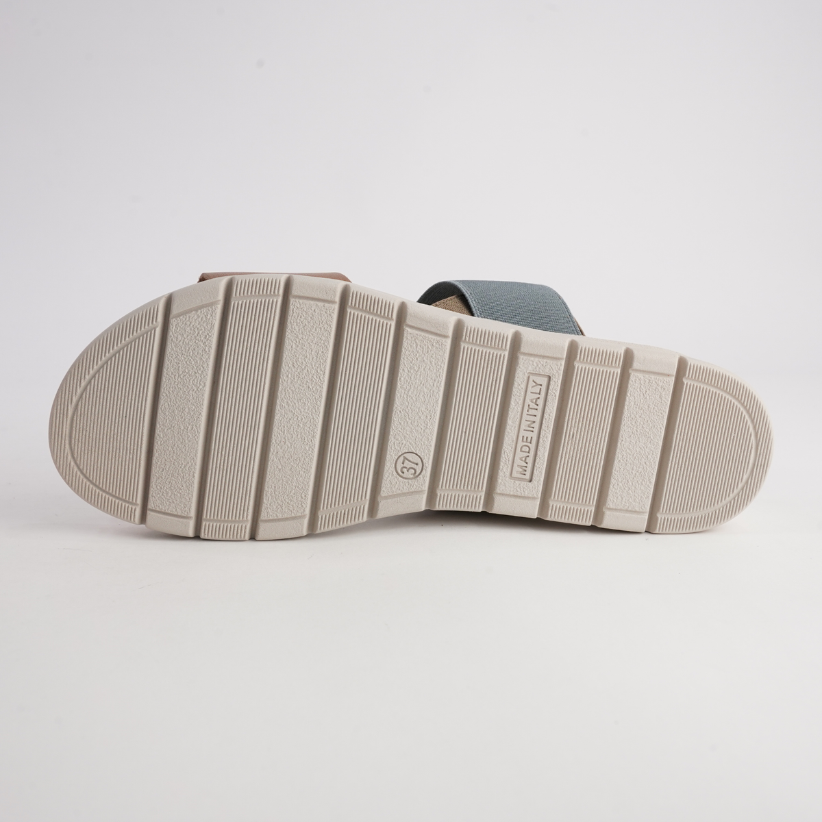 Hania Taupe Leather Sandals - NU BY NEO | Shouz