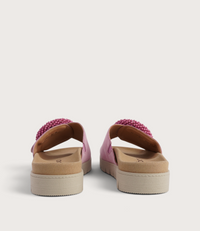 Lucille Soft Pink Suede Slides