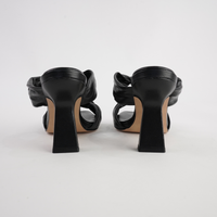 513109 Black Leather Heels