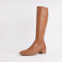 Timothie Tan Smooth Knee High Boots