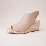 Jamcie Stone Leather Wedges