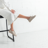 Huston Almond/ Almond Sole Leather Sneakers