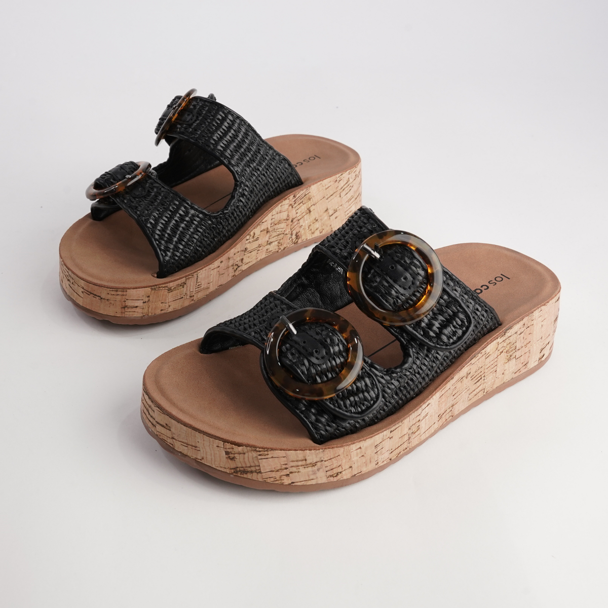 Ferro Black Slides - LOS CABOS | Shouz