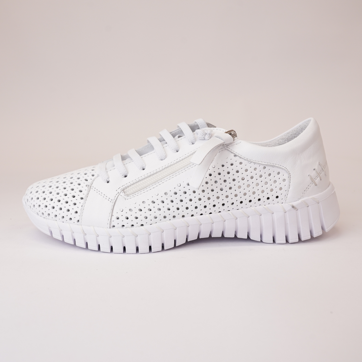 Billy White Leather Sneakers - SALA | Shouz