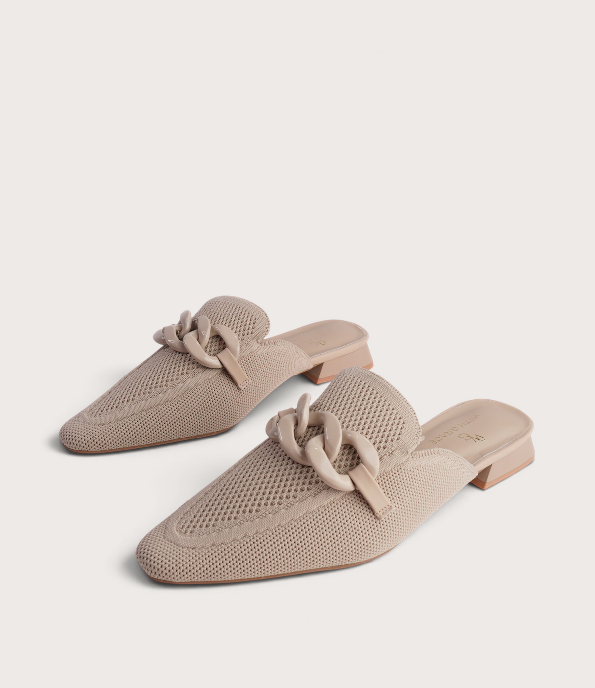 Nova Nude Flats - Runs Two Sizes Small - WITH GRACE | Shouz