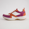 Elli 09 Magenta Multi Leather Sneakers