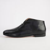 Ujala Black Polish Leather Flats - DJANGO AND JULIETTE | Shouz