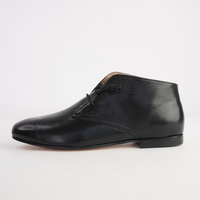 Ujala Black Polish Leather Flats - DJANGO AND JULIETTE | Shouz