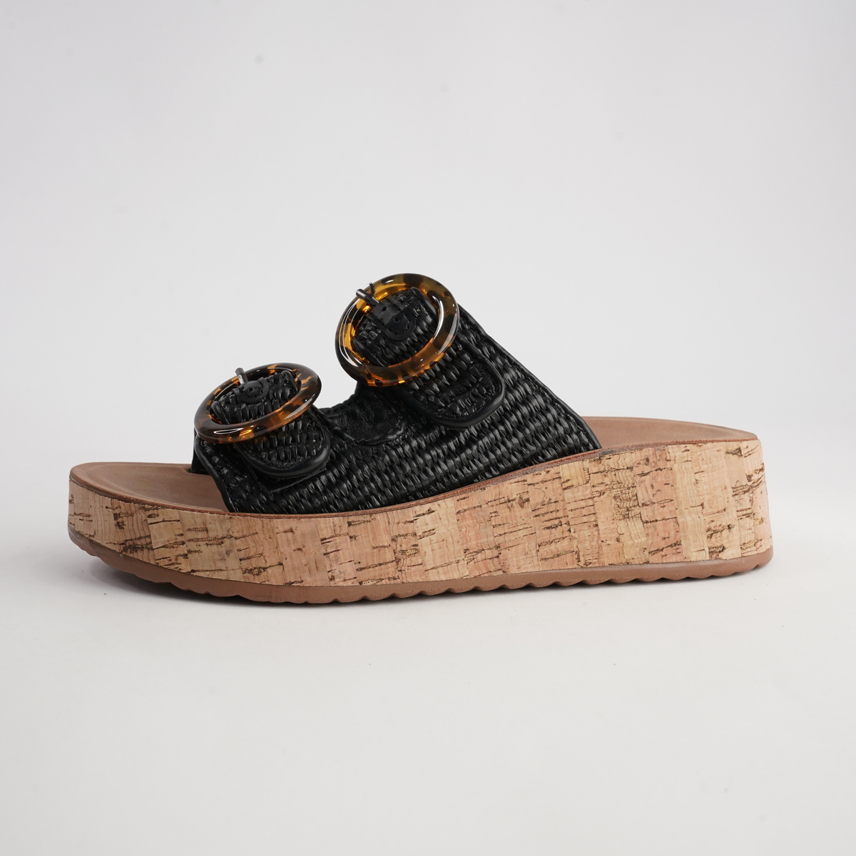 Ferro Black Slides - LOS CABOS | Shouz