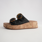 Ferro Black Slides - LOS CABOS | Shouz