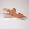 Isling Dark Tan Leather Sandals