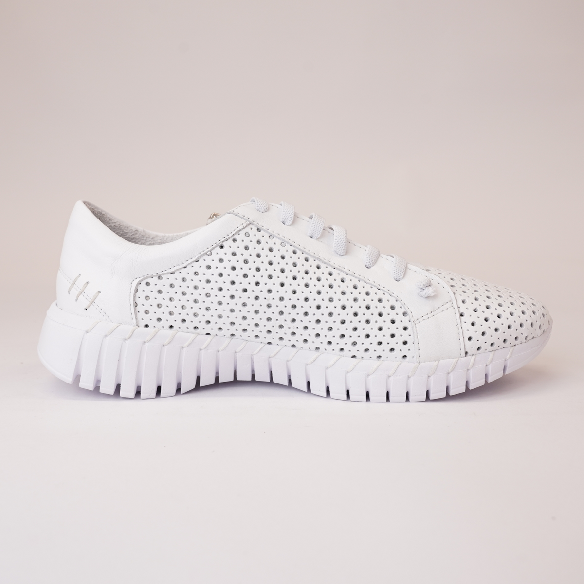 Billy White Leather Sneakers - SALA | Shouz