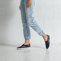 Habiki Navy/ White Leather Sneakers