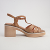 Jerseys Tan Leather Heels