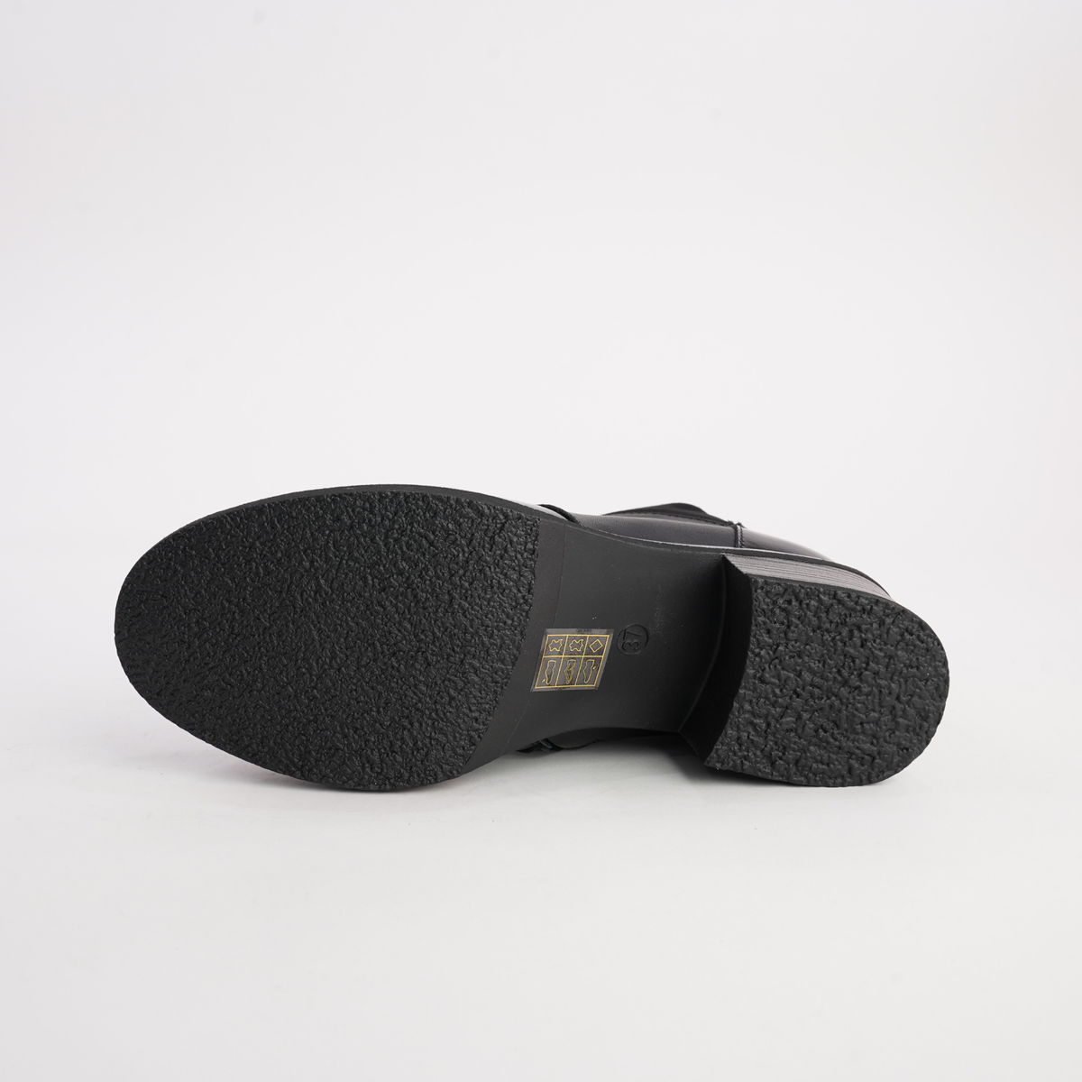 Dread Black Patent/ Black Leather Ankle Boots