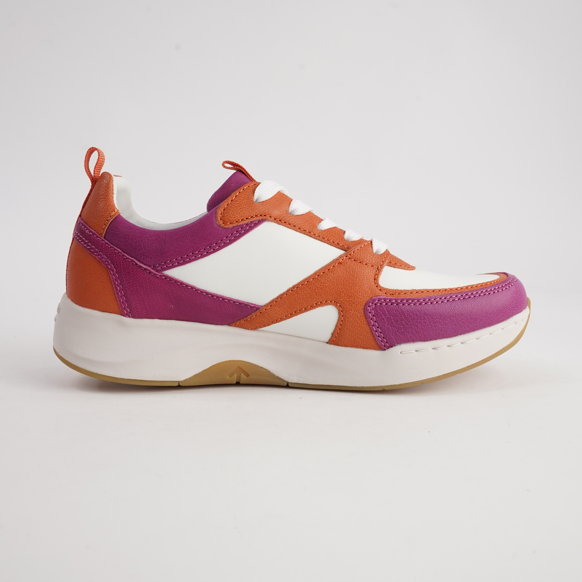 Elli 09 Magenta Multi Leather Sneakers - JOSEF SEIBEL | Shouz
