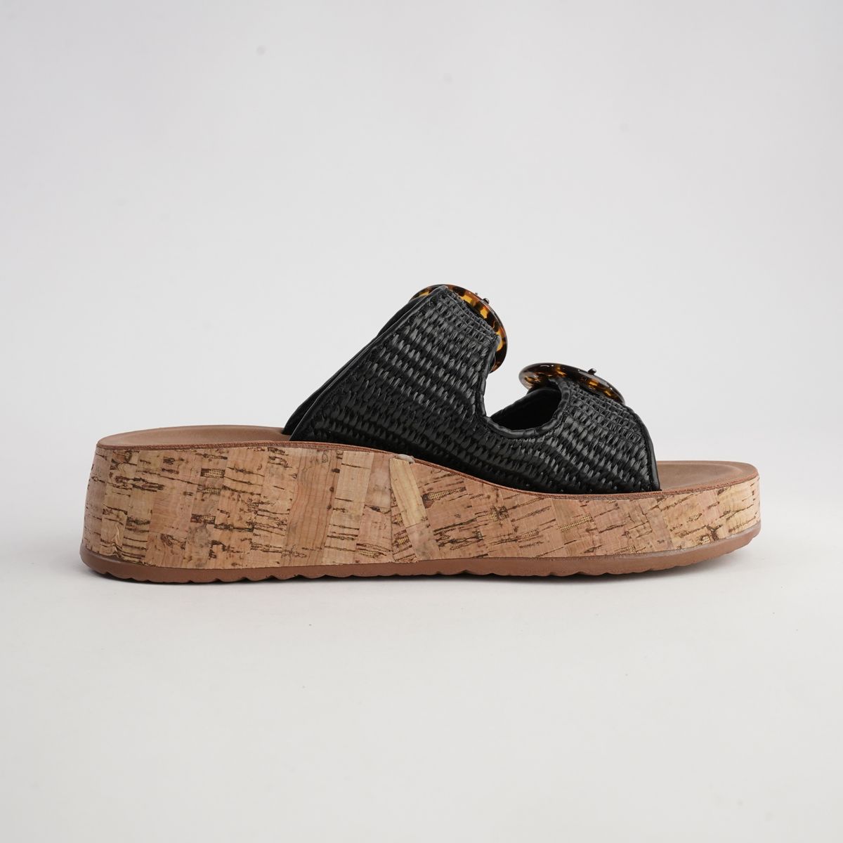 Ferro Black Slides - LOS CABOS | Shouz