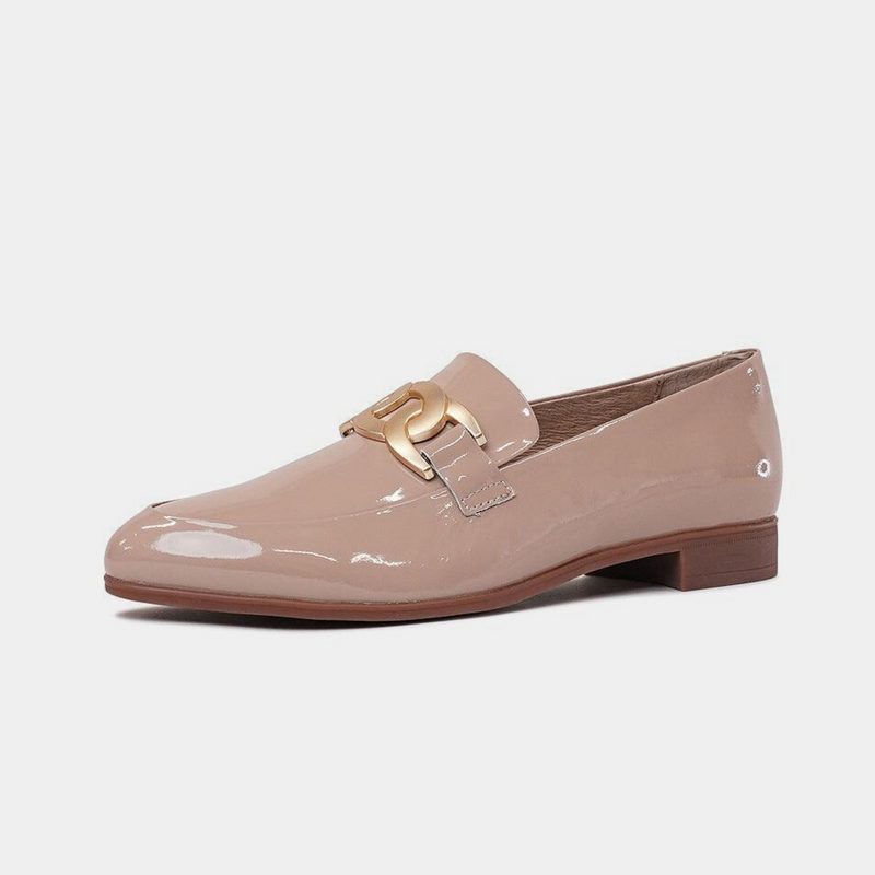 Gumper Dark Cafe Patent Loafers