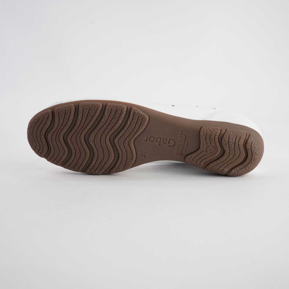 Skylar White Leather Ballet Flats - GABOR | Shouz