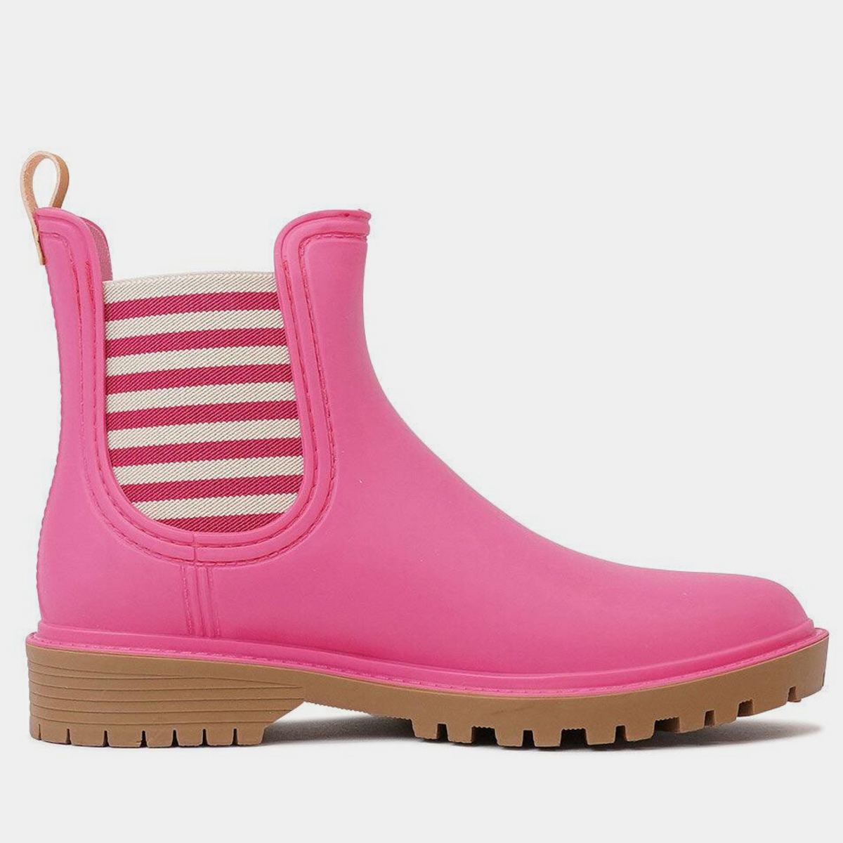 Laurina Fuschia Stripe Gumboots
