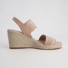 Pivey Coffee/ Natural Rope Espadrille Wedges