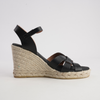 Sophia Doya Negro Espadrille Wedges
