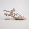 Morine Nude Leather Heels